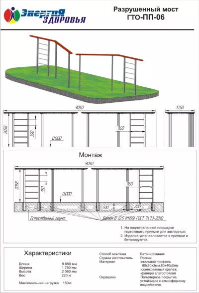 Разрушенный мост
